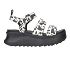 Delray Buckle Animal - Black/White