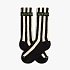 Athletic Beetlejuice Pinstripe - Black Beige