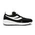 4089 TRAINING 9TS SLIM VEGAN LEATHER - Black-White Avorio